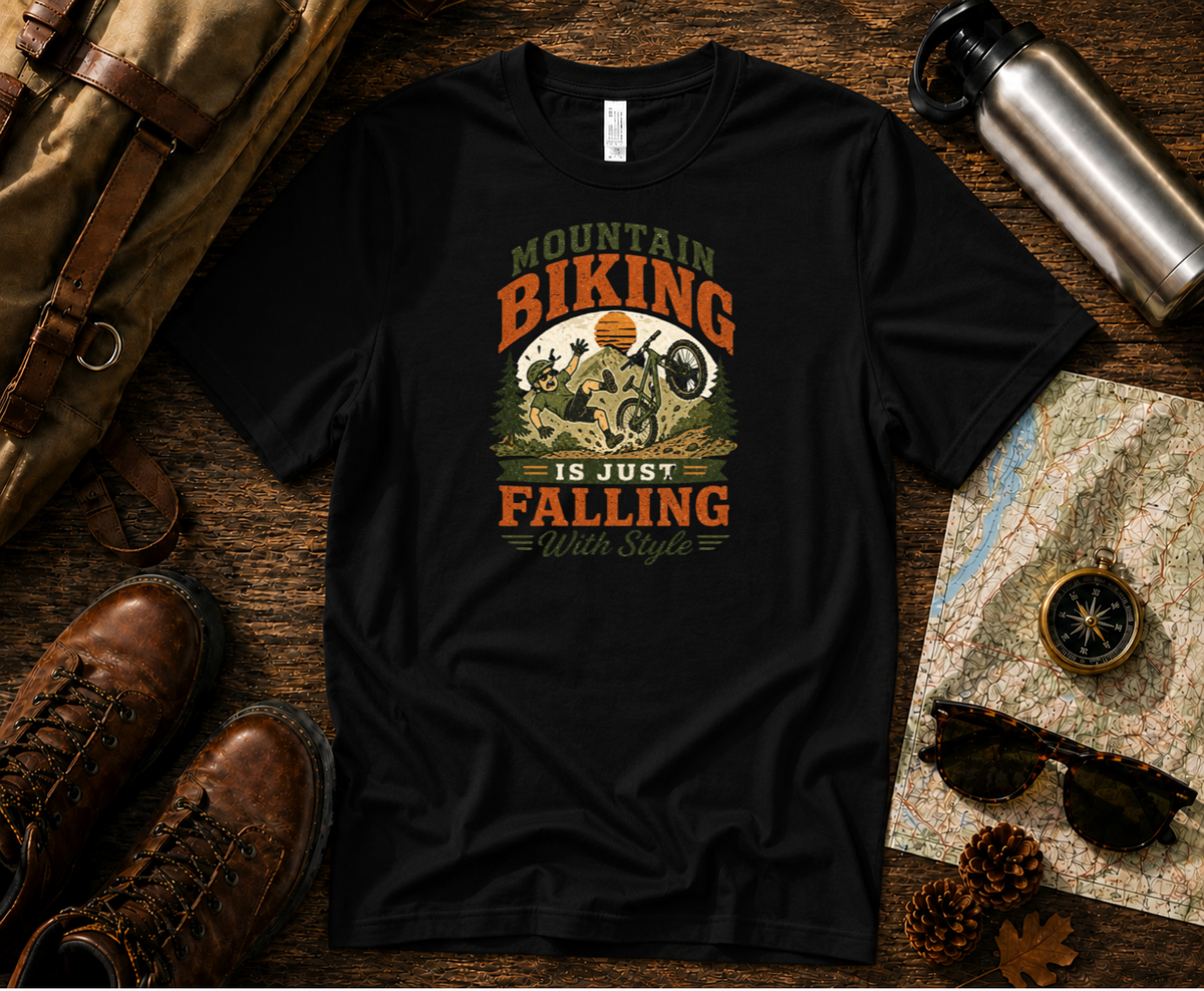Falling with style - Mountain Biking