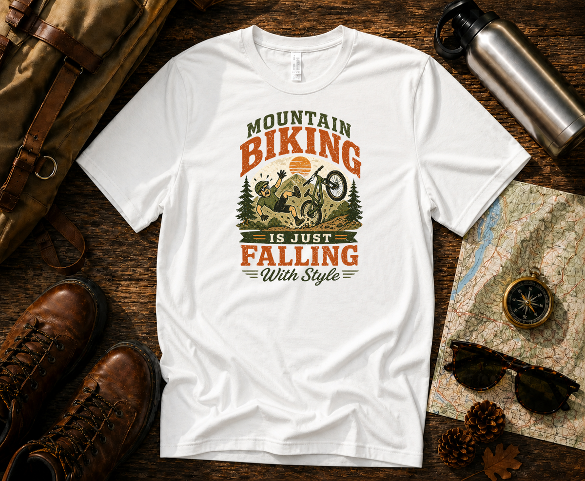 Falling with style - Mountain Biking