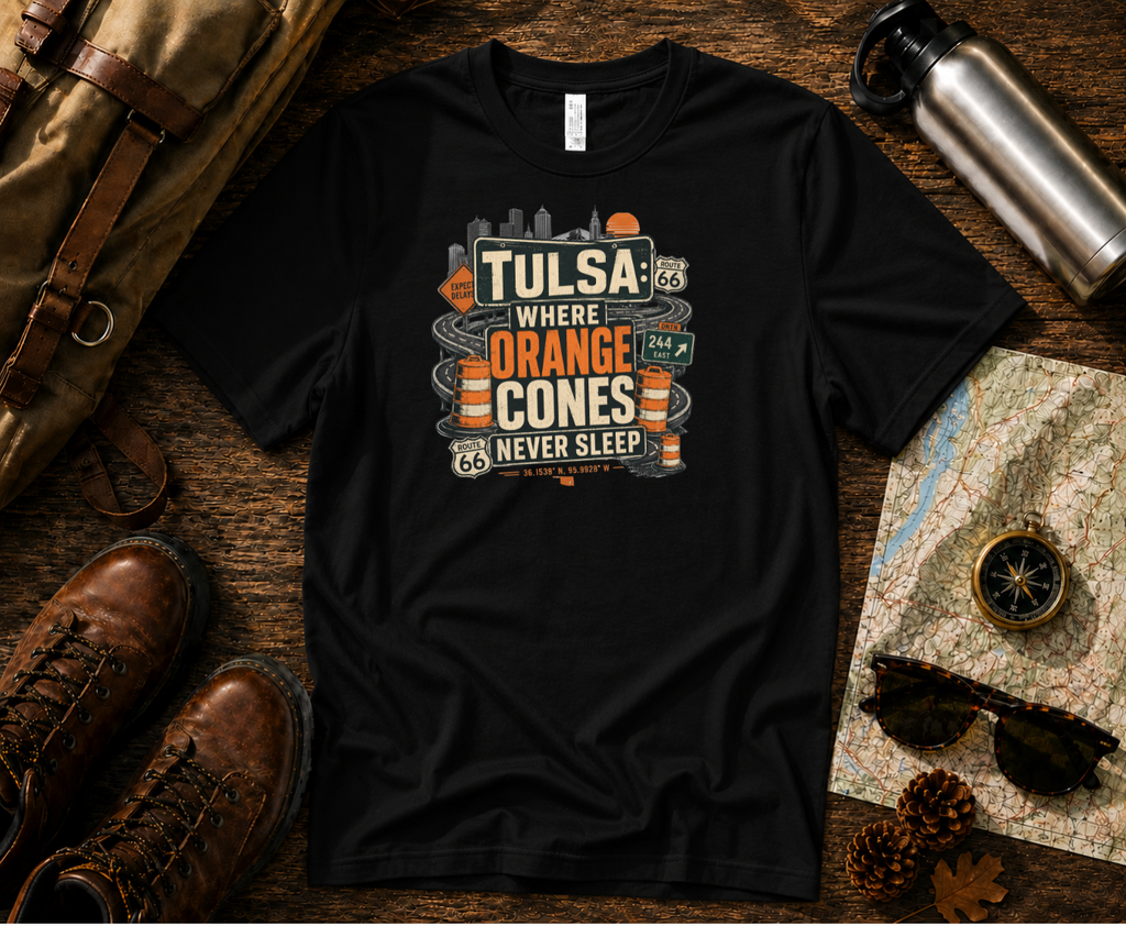 Orange Cones Never Sleep - Tulsa
