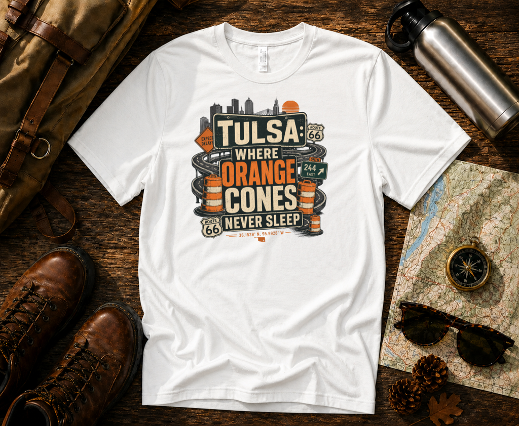 Orange Cones Never Sleep - Tulsa